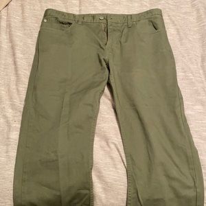 Levi green pants 34 X 34